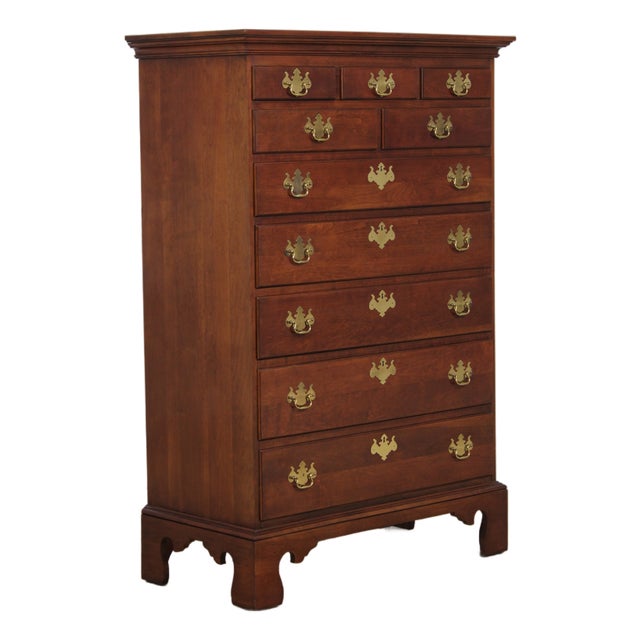 Councill Craftsmen Cherry 10 Drawer Dresser For Sale