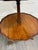 Brown Antique Georgian Revival Queen Anne Style Mahogany Dumbwaiter Serving Tray Table For Sale - Image 8 of 10