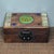 Vintage Rosewood Jewelry Box With Abalone Shell & Jade Inlay | Chinoiserie Trinket Box For Sale In Los Angeles - Image 6 of 9