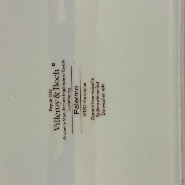 Villeroy & Boch Vintage Villeroy & Boch “Palermo” Porcelain Serving Platter, Luxembourg For Sale - Image 4 of 5