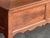 Brown 19th Century French Cherry Desk With Cabriole Legs and Two Drawers For Sale - Image 8 of 13