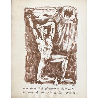 Ben Shahn, Ben Shahn Original Lithograph From Portfolio - Levana & Our Ladies Of Sorrow, 1931 For Sale