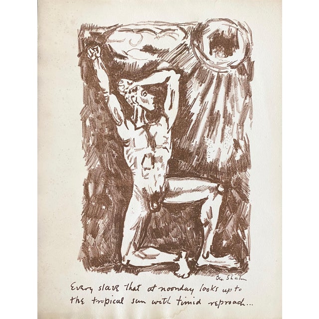 Ben Shahn, Ben Shahn Original Lithograph From Portfolio - Levana & Our Ladies Of Sorrow, 1931 For Sale