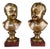After Houdon, Laughing John & Crying John Sculptures, 1890s, Bronze For Sale