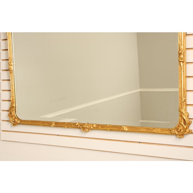 Traditional Friedman Brothers Horizontal Gold Mirror For Sale - Image 3 of 15