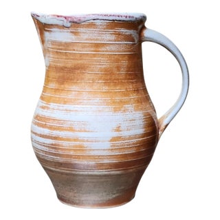 Vintage Yu Ishimaru Studio Pottery Pitcher For Sale