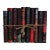 Decorative Books - Onyx Flame Dust Jacket Book Bundle - 1 Foot of Black Books For Sale