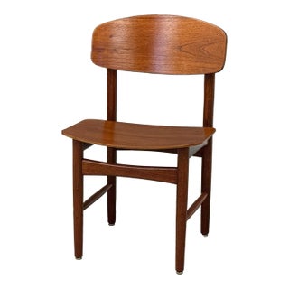 1950s Danish Modern Teak Dining Chair by Børge Mogensen For Sale