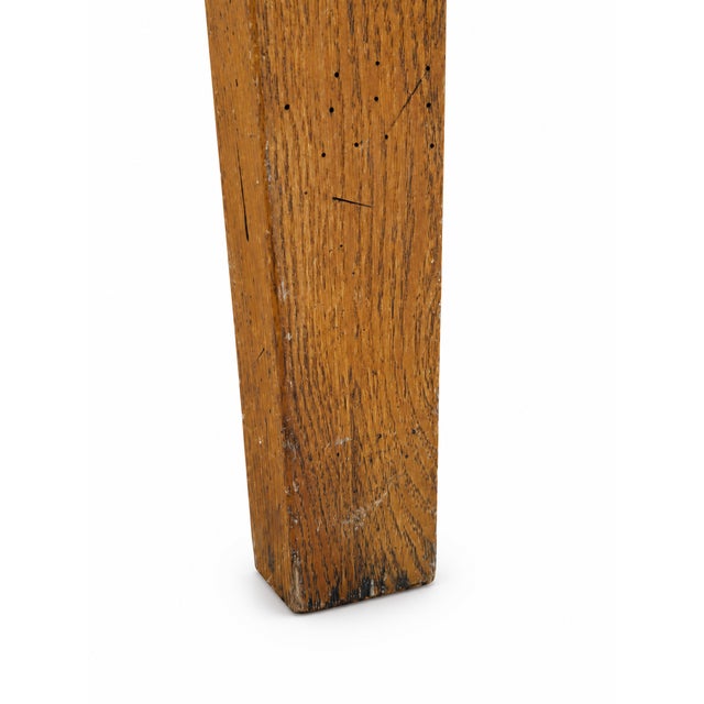 Antique French Oak Farmhouse Dining Table, 1900 For Sale - Image 10 of 11