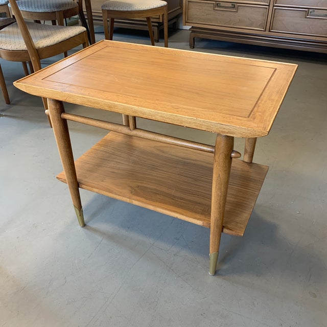 1957 Lane Altavista Copenhagen Mid Century Modern Side Table An elegant and rare Mid-Century Modern Lane Altavista...