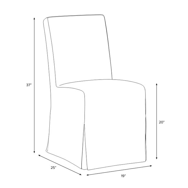 Transitional Stoffer Home x Cloth & Company Slipcover for Lindy Dining Chair in Francie Floral Mauve For Sale - Image 3 of 7