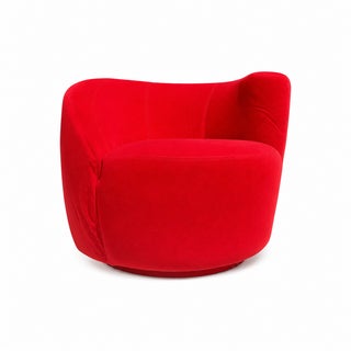 Vladimir Kagan Style “Nautilus” Swivel Chair For Sale
