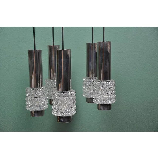 1960s Dutch 5-Arm Ceiling Lamp, 1960s For Sale - Image 5 of 18