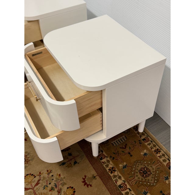 Hollywood Regency Crate & Kids Arlo Nightstands, Pair For Sale - Image 3 of 12