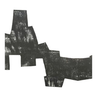 Chillida Lithograph DM03b174R Derriere Le Miroir 1968 For Sale