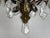 Hollywood Regency Crystal Prism Five Light Wall Sconce, Vintage For Sale - Image 10 of 12