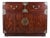 Vintage 1970s Henredon Chinoiserie Campaign Bachelor's Chest / Cabinet With Brass Hardware For Sale
