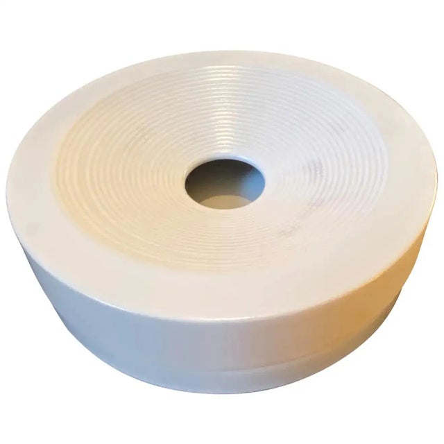 1980s Mangiarotti Style Modernist White Ceramic Round Italian Ashtray For Sale - Image 10 of 10