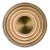 Ripple Effect English Brass Glass Wall Light For Sale - Image 6 of 6