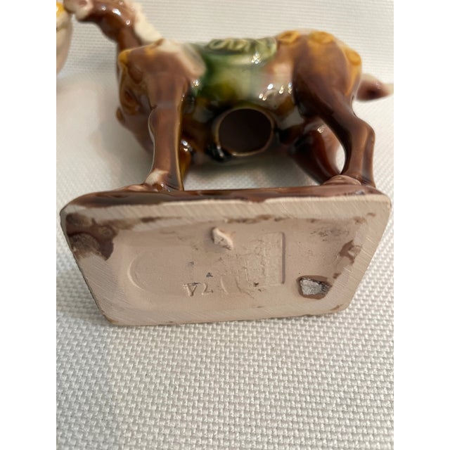 Brown 1980’s Miniature Tang Style Chinoiserie Horses - a Pair For Sale - Image 8 of 11
