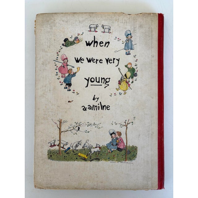 When We Were Very Young By Milne. A. A. 1925 Special Holiday Edition New York: Dutton, 1925. Special holiday edition. 8vo....