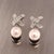 Fine Quality Japanese Akoya Pearl Dangle Earrings 14k Gold 8.25 mm 0.75" Certified $1,290 112992 This is a Unique Custom...