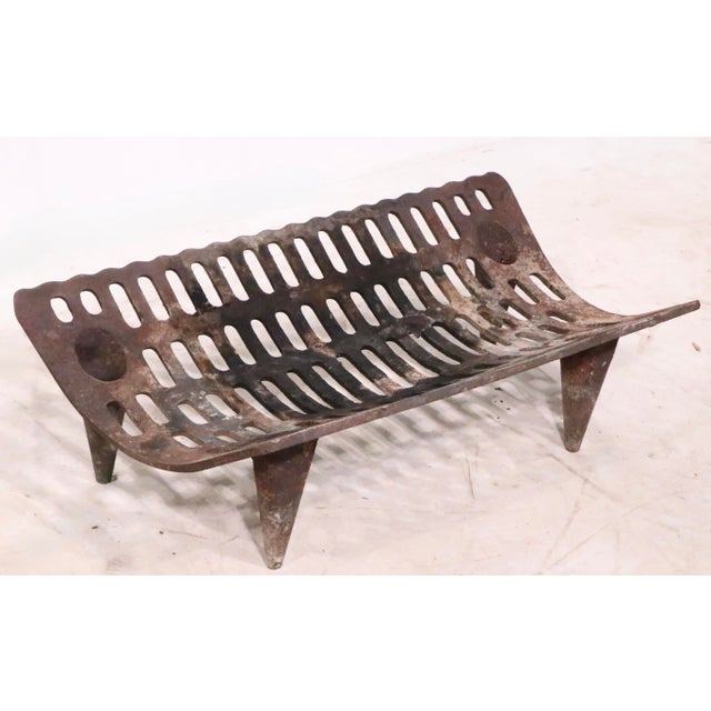 Mid 20th Century Fireplace Grate Log Holder For Sale - Image 9 of 12