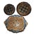 Three Small Vintage Florentine Trays For Sale