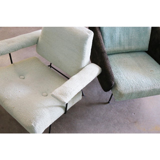 White 1950s Early Adrian Pearsall Chairs for Craft Associates Rare MCM Mid Century For Sale - Image 8 of 11