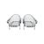Rare vintage 2 pc set of extraordinary iron patio outdoor furniture attributed to Russell Woodard, c 1955. The set has...