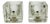 Cube-Shaped Glass Table Lamps by Peill & Putzler, 1970s, Set of 2 For Sale