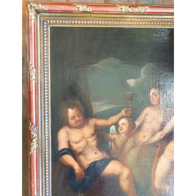 18th Century Baroque Old Master Painting of Bacchus Grotto Scene Attributed to Petr Brandl For Sale In New York - Image 6 of 18