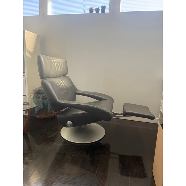 Contemporary Contemporary Swivel Lounge Chair by Thomas Althaus for De Sede, 2000s For Sale - Image 3 of 8