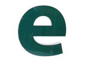 Late 20th Century Lower Case "E" Channel Letter