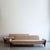 Set of iconic gondola sofas by Adrian Pearsall, circa 1950s, masterfully restored by Stamford Modern. These sculptural...