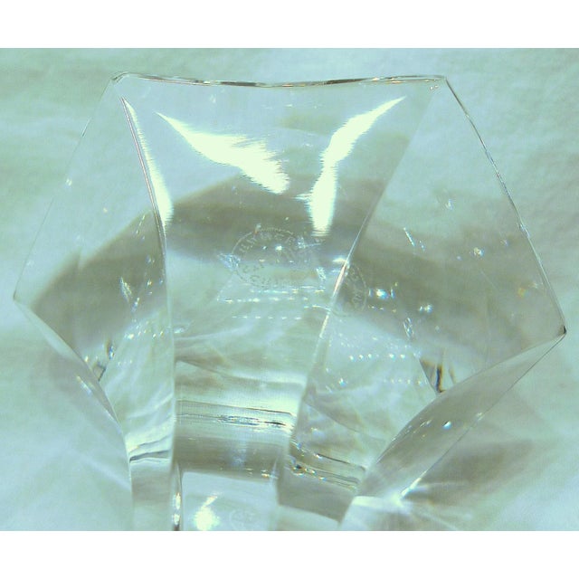 Transparent 1980s Saint-Louis 'Chambord' Crystal Champagne Flute For Sale - Image 8 of 8