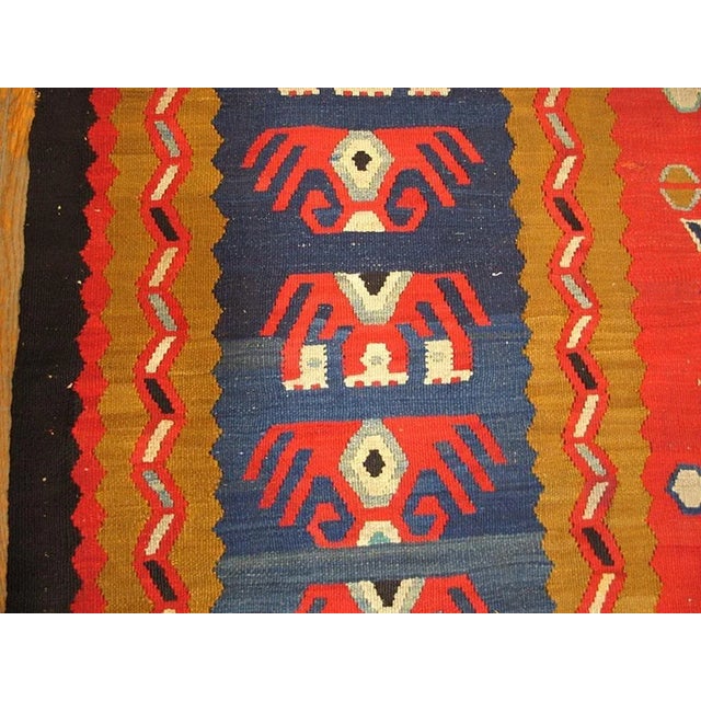 Early 20th Century Turkish Oushak Kilim ( 9'9" x 12'6" - 297 x 381 ) For Sale - Image 4 of 7