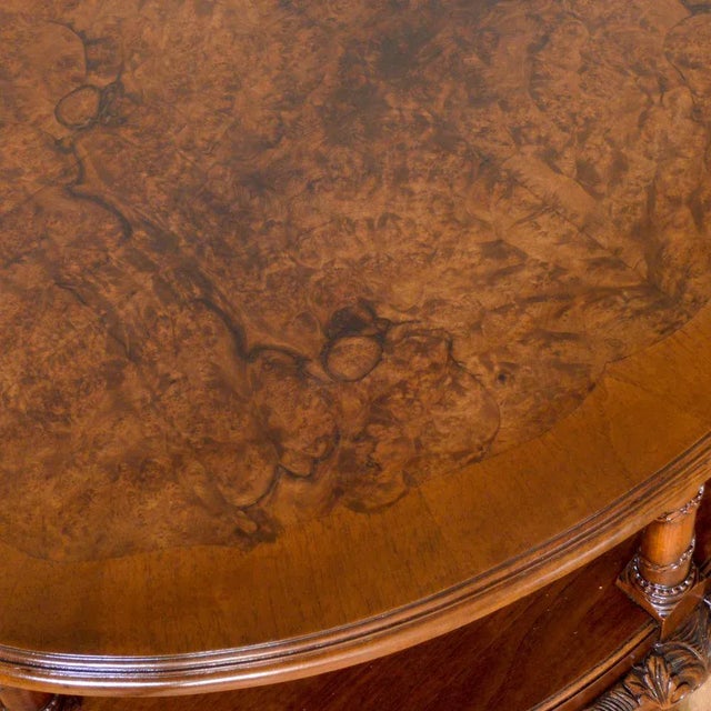 Walnut Side Table, 1920s For Sale - Image 6 of 10