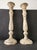 Antique Country House Shabby Chic Wooden Candleholders for Pillar Candles, France, 1950s For Sale - Image 4 of 18