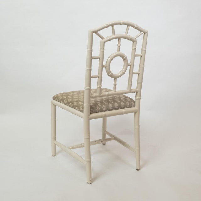 Chinoiserie Late 20th Century Vintage Chinoiserie Chloe Side Chair by Bungalow 5 For Sale - Image 3 of 9