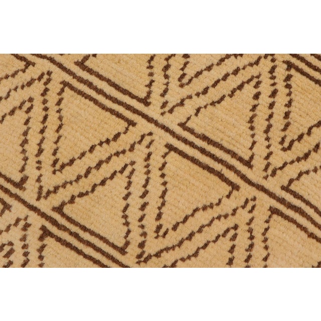 Boho Chic Balochi Beige/Brown Wool Rug - 4'0''x5'10'' For Sale In New York - Image 6 of 10