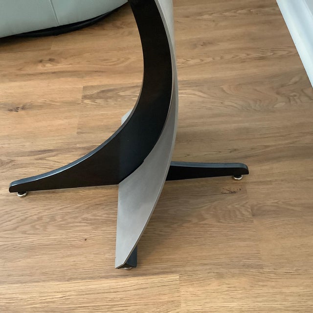 Ebony Vintage Nautical Style End Table For Sale - Image 8 of 10