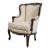 French Louis XV Newly Upholstered Living Room Chair For Sale