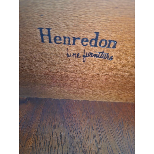 Henredon Vintage Henredon Flip-Top Rolling Bar Cabinet For Sale - Image 4 of 7