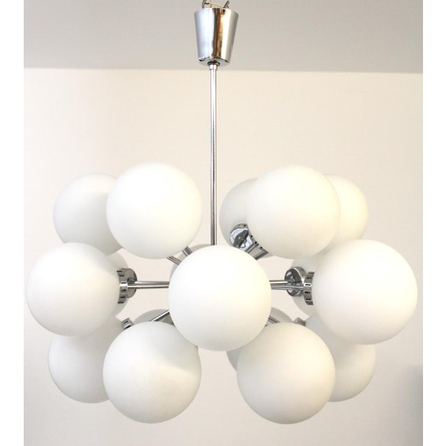 Sputnik Chandelier by Nikoll, 1960s For Sale - Image 11 of 11