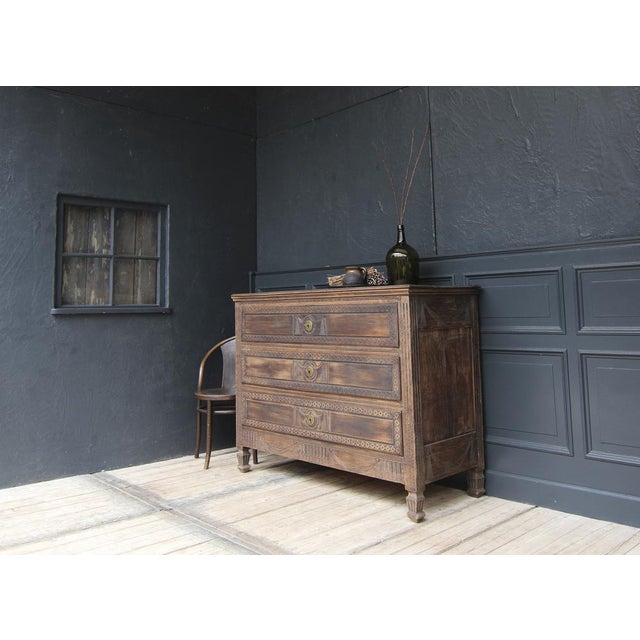 Antique Provincial Louis XVI Chest of Drawers For Sale - Image 3 of 18