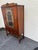 Wood Early 20th Century Jacobean Revival Style Walnut Display China Cabinet For Sale - Image 7 of 14