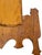 Antique Tramp Art Carved Wood Mirror With Candleholders and Pocket For Sale - Image 9 of 13
