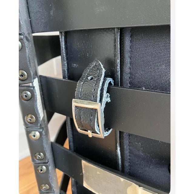 Authentic and Labeled Mies Van Der Rohe Barcelona Chairs With Ottomans for Knoll, 1960s - 2 Sets For Sale - Image 10 of 12