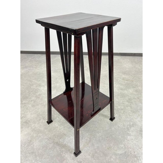 Secession No.9533 Plant Stands attributed to Marcel Kammerer for Thonet, 1890s, Set of 2 For Sale - Image 6 of 13